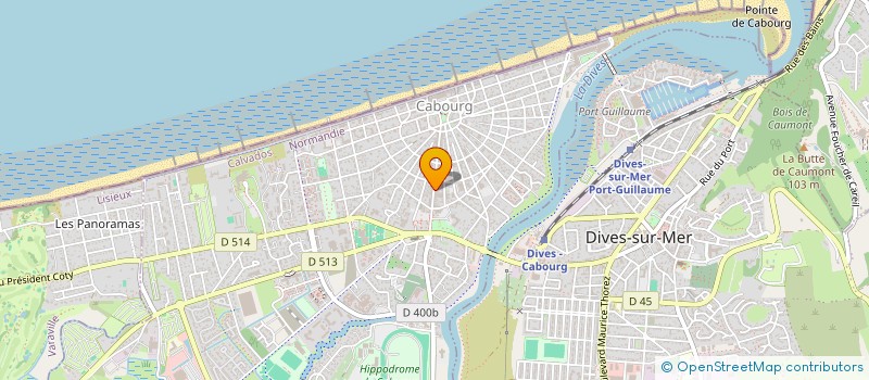 localisation de l'entreprise ABEL TM  CABOURG