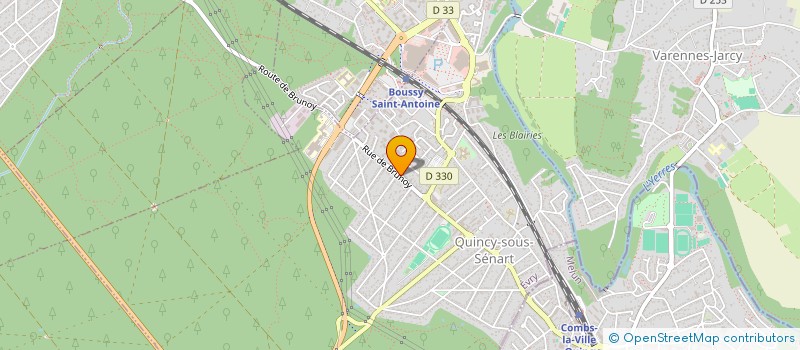 localisation de l'entreprise ABELA  QUINCY-SOUS-SENART