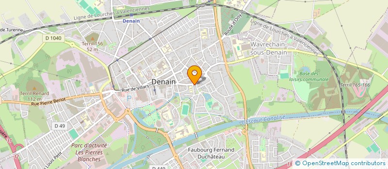 localisation de l'entreprise ABELA  DENAIN