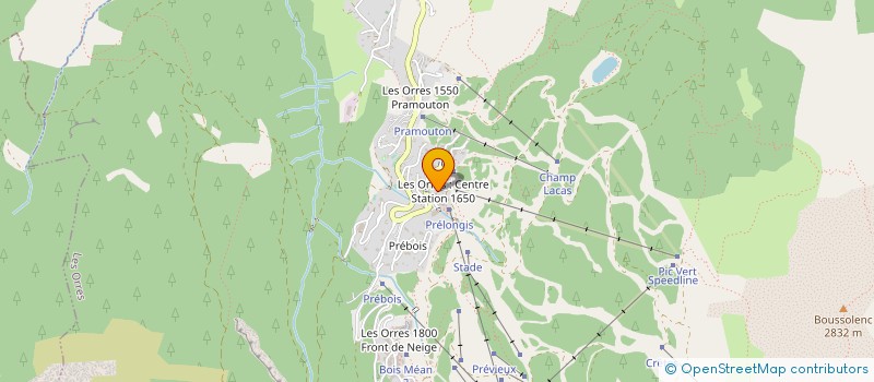 localisation de l'entreprise ABELA ET CIE à LES ORRES