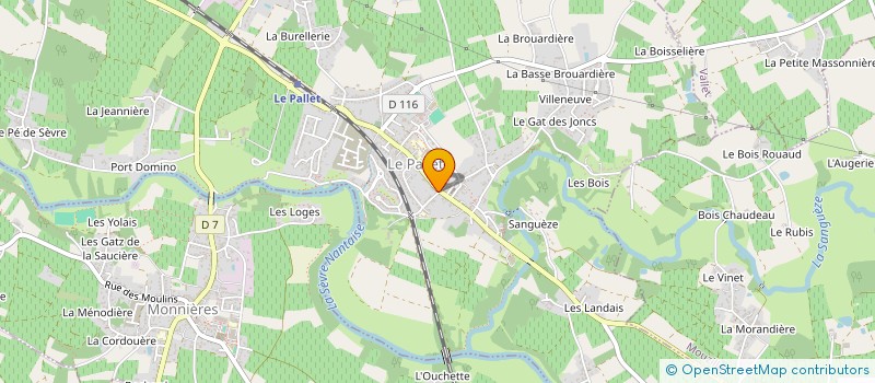 localisation de l'entreprise ABELARD IMMOBILIER  LE PALLET