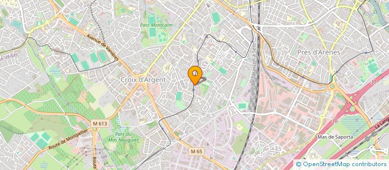 localisation de l'entreprise ABELEC 34 à MONTPELLIER