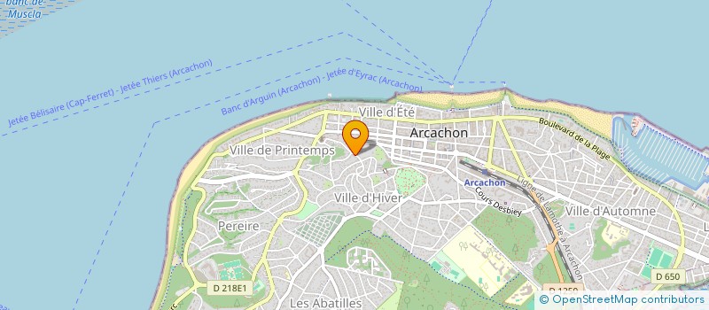 localisation de l'entreprise ABELEC  ARCACHON