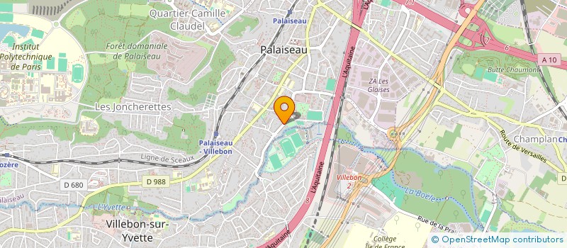localisation de l'entreprise ABELGA CONSULTING à PALAISEAU