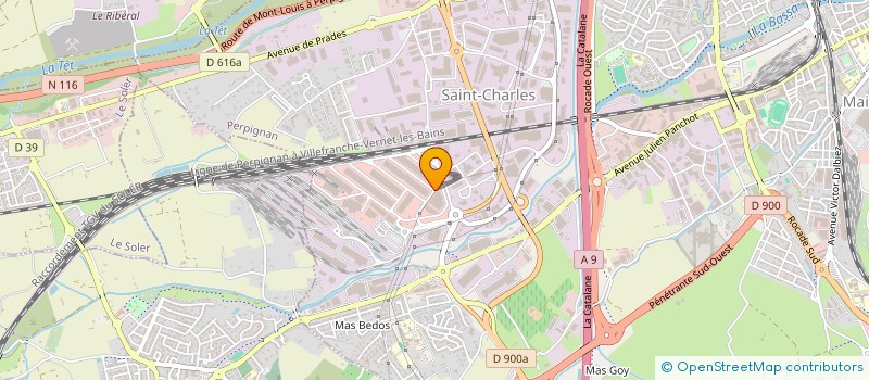 localisation de l'entreprise ABELHA à PERPIGNAN