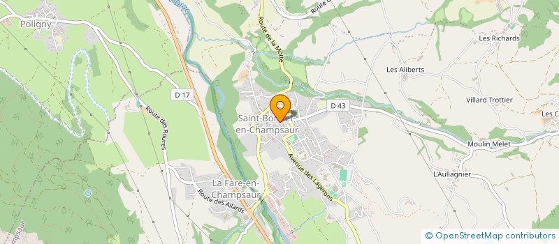 localisation de l'entreprise ABELHA IMMOBILIER à SAINT-BONNET-EN-CHAMPSAUR