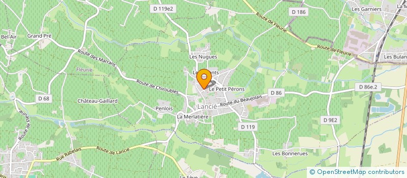 localisation de l'entreprise ABELIA à LANCIE