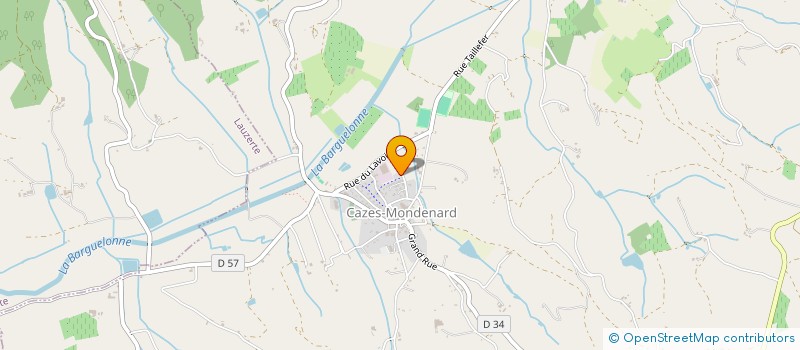 localisation de l'entreprise ABELIA  CAZES-MONDENARD