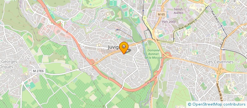 localisation de l'entreprise ABELIA IMMOBILIER  JUVIGNAC