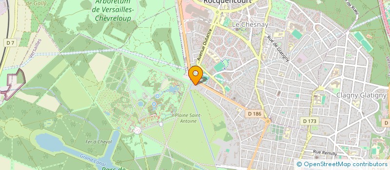localisation de l'entreprise ABELIA PATRIMOINE à VERSAILLES