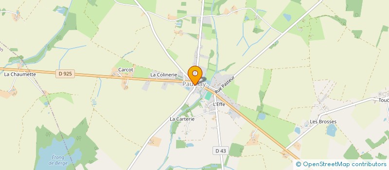 localisation de l'entreprise ABELINA à PAULNAY