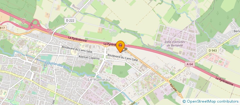 localisation de l'entreprise ABELIO PROPRETE à PAU