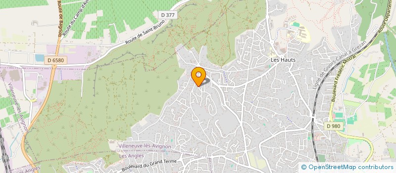 localisation de l'entreprise ABELIS  VILLENEUVE-LES-AVIGNON