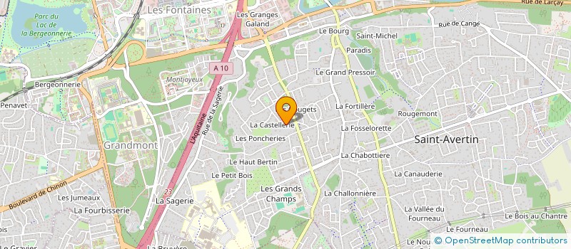 localisation de l'entreprise ABELIS  SAINT-AVERTIN