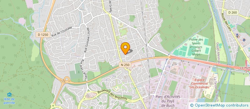 localisation de l'entreprise ABELIS TAXIS à LA TESTE-DE-BUCH