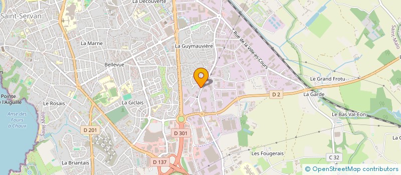 localisation de l'entreprise ABELIUM ENTREPRISES à SAINT-MALO