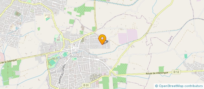 localisation de l'entreprise ABELLA ERIC  BOMPAS