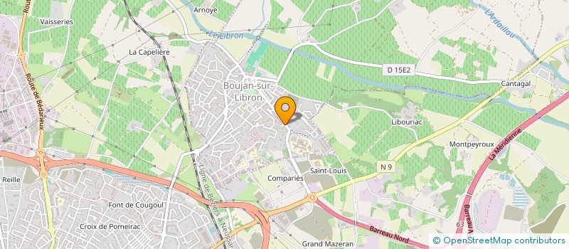 localisation de l'entreprise ABELLA GERARD à BOUJAN-SUR-LIBRON