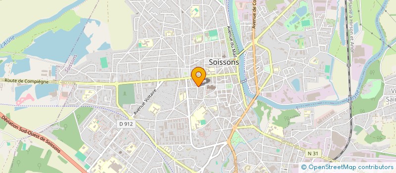 localisation de l'entreprise ABELLIA CONSEIL à SOISSONS