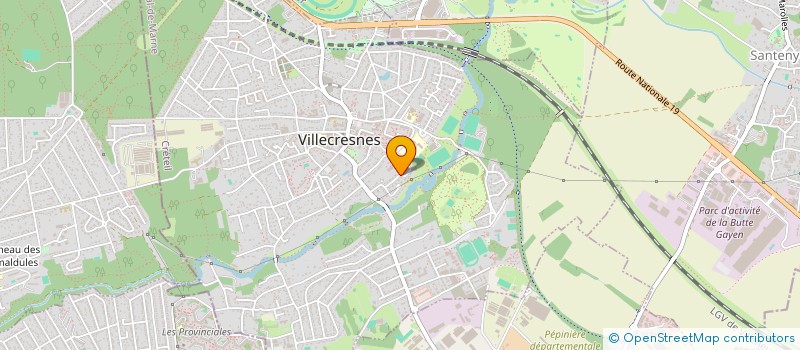 localisation de l'entreprise ABELLIMMO  VILLECRESNES