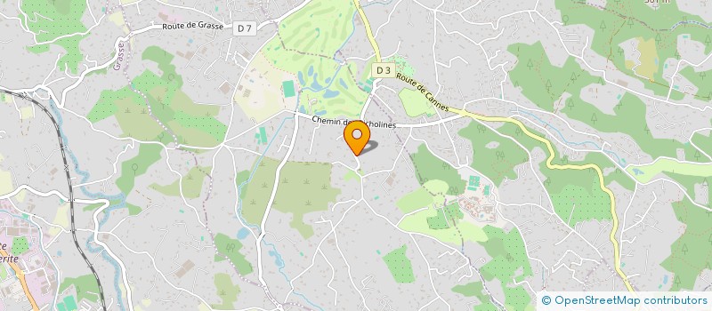 localisation de l'entreprise ABELLO  CHATEAUNEUF-GRASSE