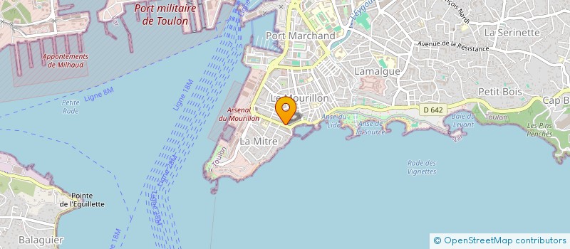 localisation de l'entreprise ABELLO-LOZAHIC  TOULON