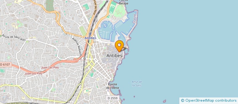 localisation de l'entreprise ABELLONE GIACCHINI à ANTIBES