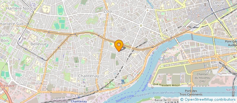 localisation de l'entreprise ABELLOUEST PRODUCTIONS à NANTES