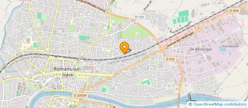 localisation de l'entreprise ABELO SOLIDAIRE  VALENCE