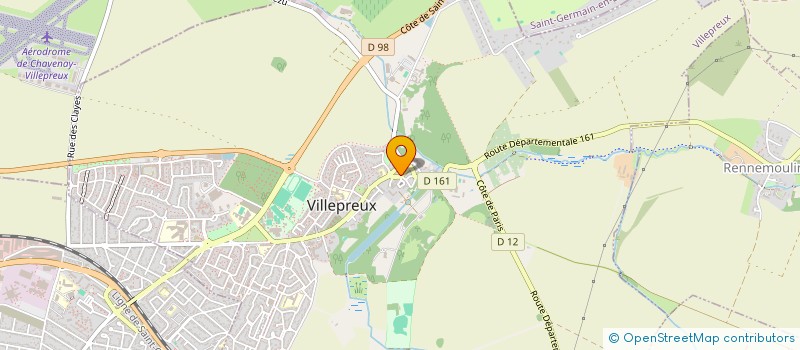 localisation de l'entreprise ABELOC  VILLEPREUX