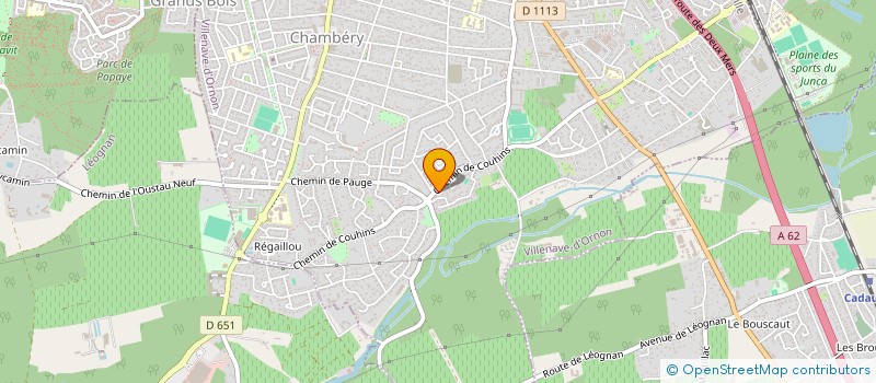 localisation de l'entreprise ABELOI  VILLENAVE-D'ORNON