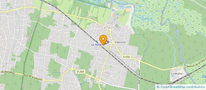 localisation de l'entreprise ABELOU IMMO  LE TEICH