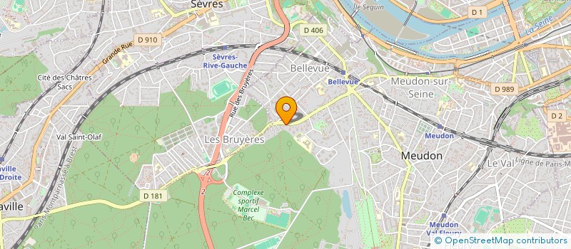 localisation de l'entreprise ABELUM à MEUDON