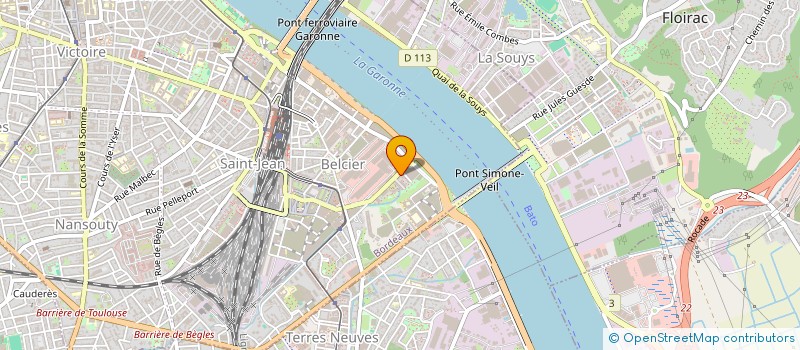 localisation de l'entreprise ABELYAN RENA  BORDEAUX