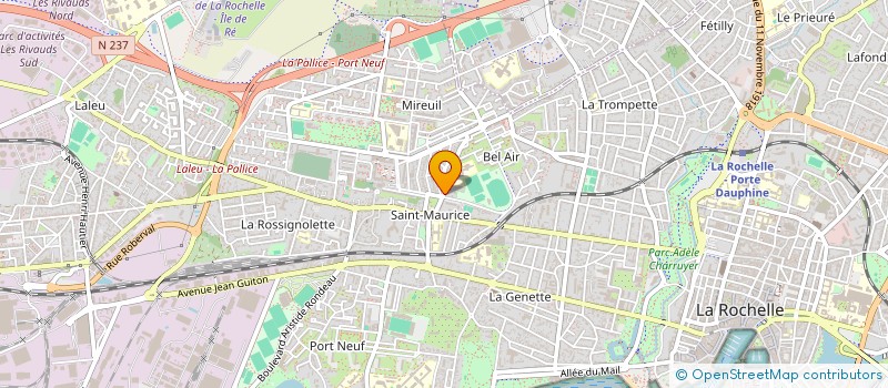 localisation de l'entreprise ABELYS à LA ROCHELLE