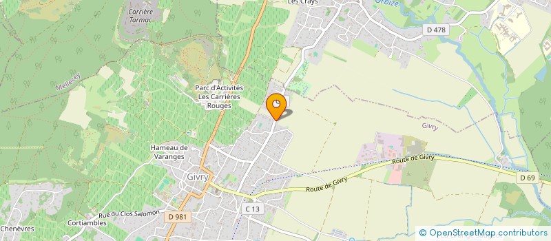 localisation de l'entreprise ABEM PLUM  GIVRY