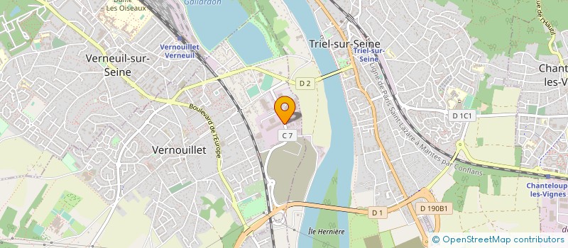 localisation de l'entreprise ABEMAT SANTE  VERNOUILLET
