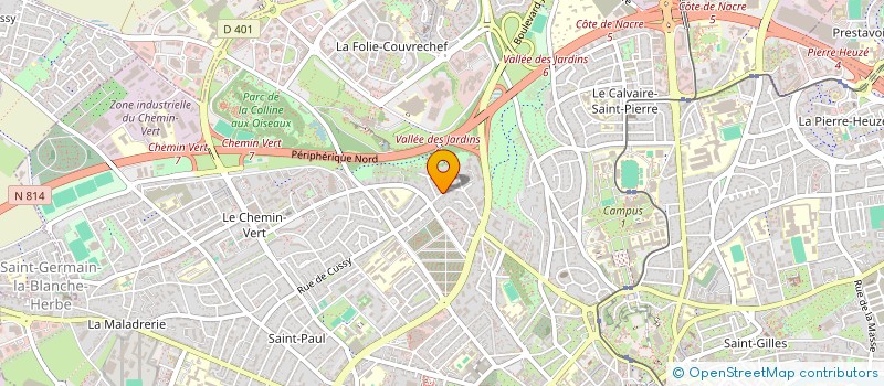 localisation de l'entreprise ABENAO à CAEN