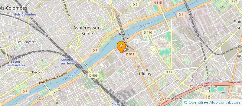 localisation de l'entreprise ABENDOH AASGUARD & ASSOCIATES à CLICHY