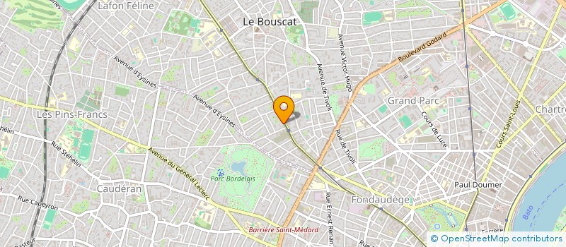 localisation de l'entreprise ABEONA  LE BOUSCAT