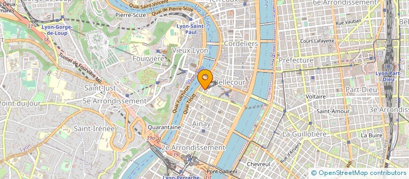 localisation de l'entreprise ABEONA MARIAGE à LYON