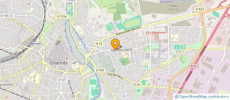 localisation de l'entreprise ABEP à CHARTRES