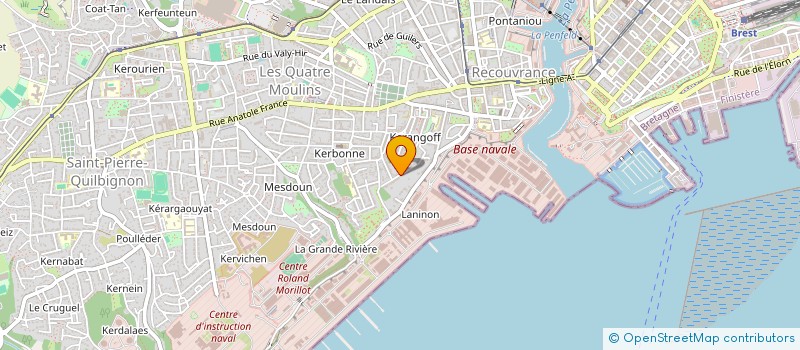 localisation de l'entreprise ABER à BREST