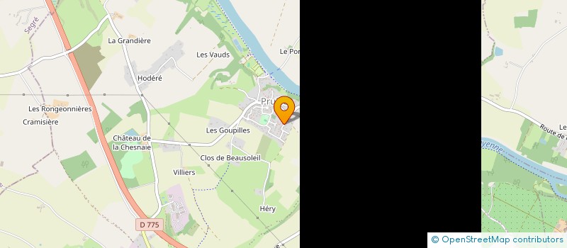 localisation de l'entreprise ABER à LONGUENEE-EN-ANJOU