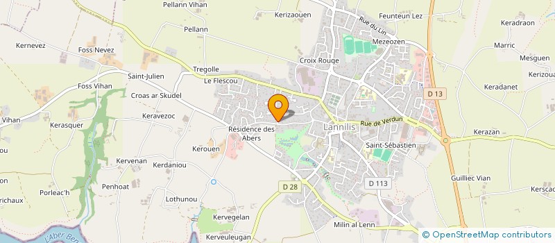 localisation de l'entreprise ABER'CADABRA  LANNILIS