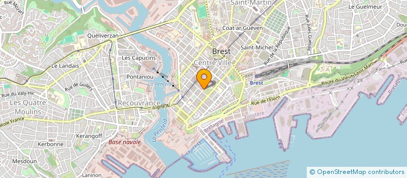 localisation de l'entreprise ABER IMMOBILIER DOMINIQUE BERTRAC à BREST