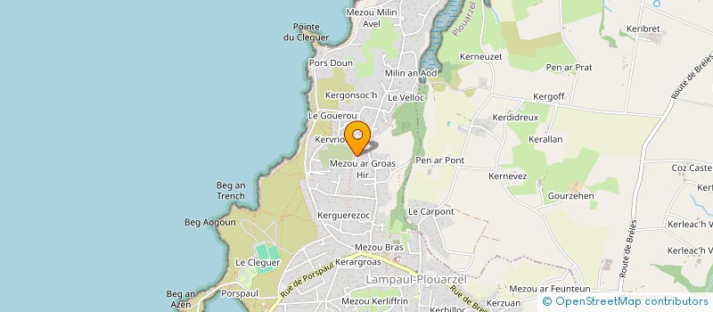 localisation de l'entreprise ABER NAUTISME  LAMPAUL-PLOUARZEL