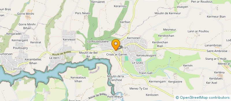 localisation de l'entreprise ABER STREAT  BRELES