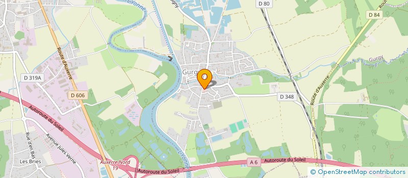 localisation de l'entreprise ABERDAM FRERES à GURGY