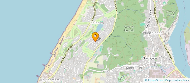 localisation de l'entreprise ABERDEEN  ANGLET